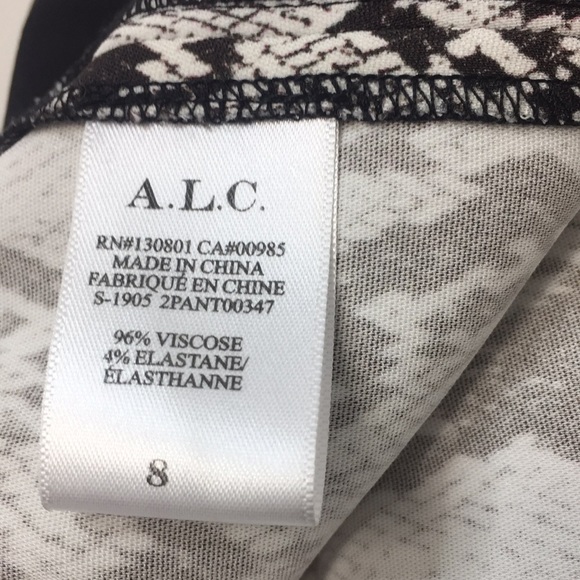 NWOT A.L.C Elijah Python Print Pants - Picture 10 of 10